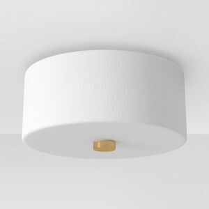Threshold - Glass Flush Mount Ceiling Light White - Threshold White